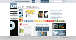 Desktop Screenshot of lire-en-francais-facile.com